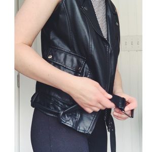 Forever 21 Jackets & Coats - Biker Vest- Pleather Forever 21 Jackets & Coats - Biker Vest- Pleather